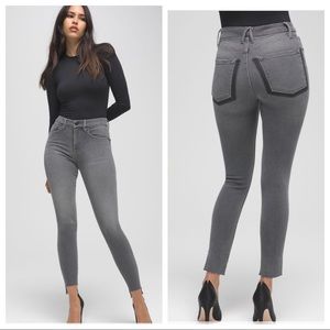 Good American good legs shadow pocket high waisted skinny jeans